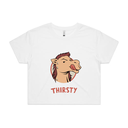 Thirsty Tee by Lonely Kids Club. All clothing from our T-shirts to our shorts and hoodies are ethically made, and printed packed and shipped from Sydney.