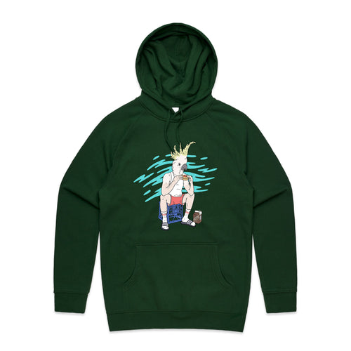 This Is Living Hoodie by Lonely Kids Club. All clothing from our T-shirts to our shorts and hoodies are ethically made, and printed packed and shipped from Sydney.