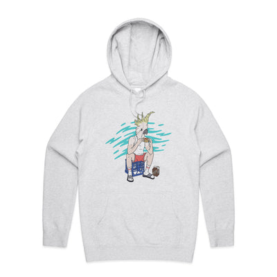 This Is Living Hoodie by Lonely Kids Club. All clothing from our T-shirts to our shorts and hoodies are ethically made, and printed packed and shipped from Sydney.