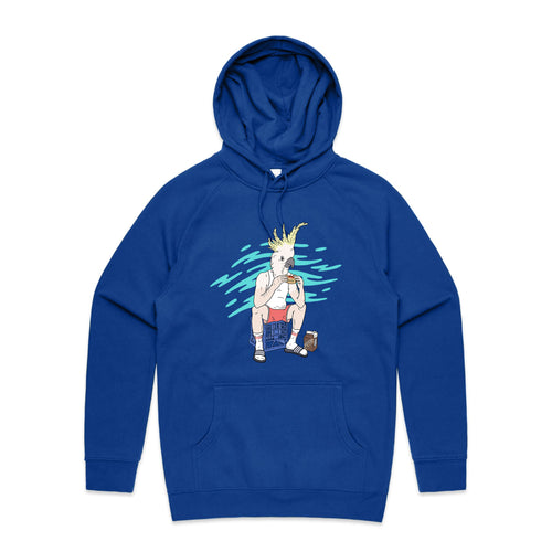 This Is Living Hoodie by Lonely Kids Club. All clothing from our T-shirts to our shorts and hoodies are ethically made, and printed packed and shipped from Sydney.