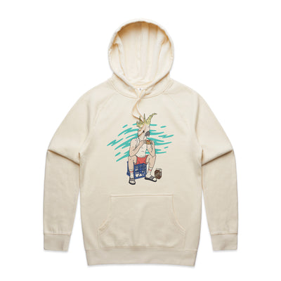This Is Living Hoodie by Lonely Kids Club. All clothing from our T-shirts to our shorts and hoodies are ethically made, and printed packed and shipped from Sydney.