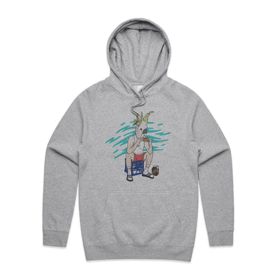 This Is Living Hoodie by Lonely Kids Club. All clothing from our T-shirts to our shorts and hoodies are ethically made, and printed packed and shipped from Sydney.