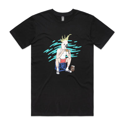 This Is Living Tee by Lonely Kids Club. All clothing from our T-shirts to our shorts and hoodies are ethically made, and printed packed and shipped from Sydney.