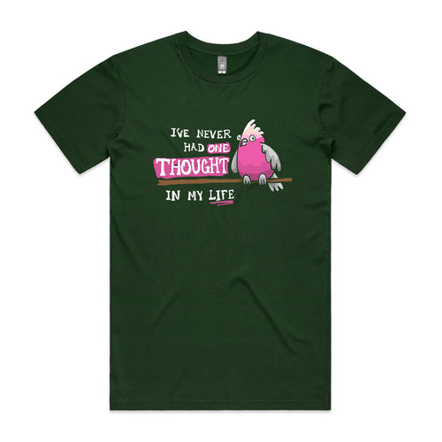 One Thought Tee by Lonely Kids Club. All clothing from our T-shirts to our shorts and hoodies are ethically made, and printed packed and shipped from Sydney.