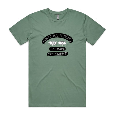 3 Dates Tee by Lonely Kids Club. All clothing from our T-shirts to our shorts and hoodies are ethically made, and printed packed and shipped from Sydney.