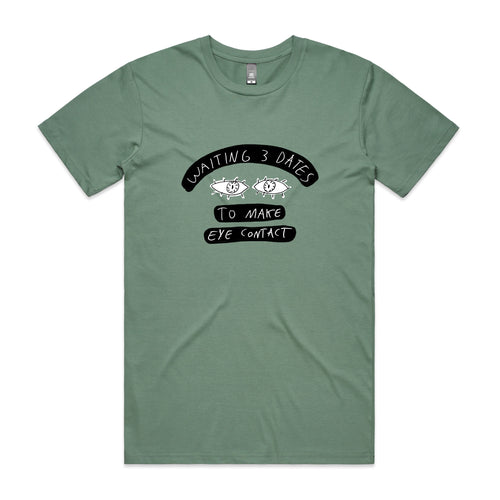 3 Dates Tee by Lonely Kids Club. All clothing from our T-shirts to our shorts and hoodies are ethically made, and printed packed and shipped from Sydney.