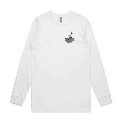 Through Concrete Tee by Lonely Kids Club. All clothing from our T-shirts to our shorts and hoodies are ethically made, and printed packed and shipped from Sydney.