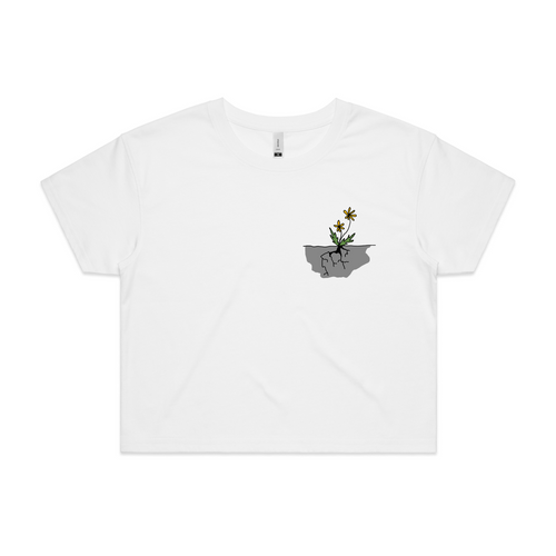 Through Concrete Tee by Lonely Kids Club. All clothing from our T-shirts to our shorts and hoodies are ethically made, and printed packed and shipped from Sydney.