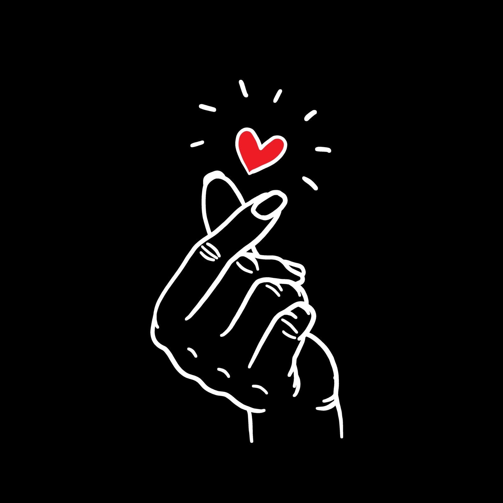 Thumb Heart Hat
