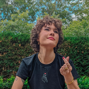 Thumb Heart Tee by Lonely Kids Club. All clothing from our T-shirts to our shorts and hoodies are ethically made, and printed packed and shipped from Sydney.