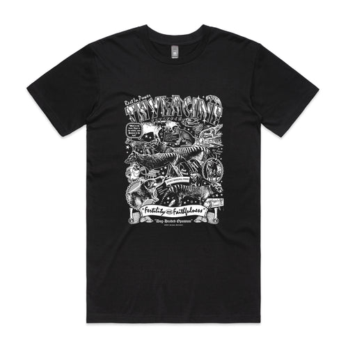Thylacine Tee by Lonely Kids Club. All clothing from our T-shirts to our shorts and hoodies are ethically made, and printed packed and shipped from Sydney.