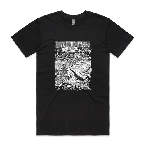 Tiktaalik Tee by Lonely Kids Club. All clothing from our T-shirts to our shorts and hoodies are ethically made, and printed packed and shipped from Sydney.