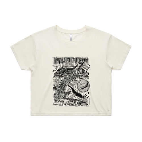 Tiktaalik Tee by Lonely Kids Club. All clothing from our T-shirts to our shorts and hoodies are ethically made, and printed packed and shipped from Sydney.