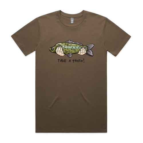 Tinder Fish Tee by Lonely Kids Club. All clothing from our T-shirts to our shorts and hoodies are ethically made, and printed packed and shipped from Sydney.