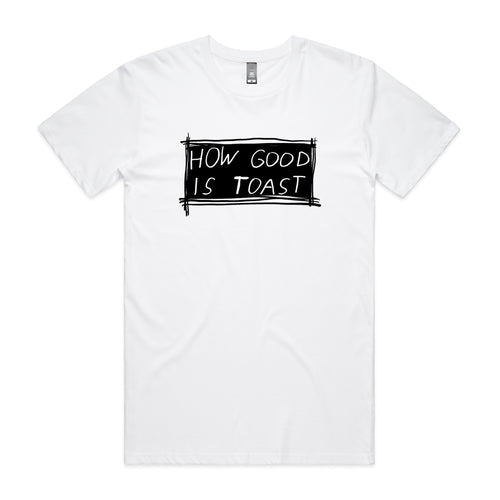 Toast Tee by Lonely Kids Club. All clothing from our T-shirts to our shorts and hoodies are ethically made, and printed packed and shipped from Sydney.