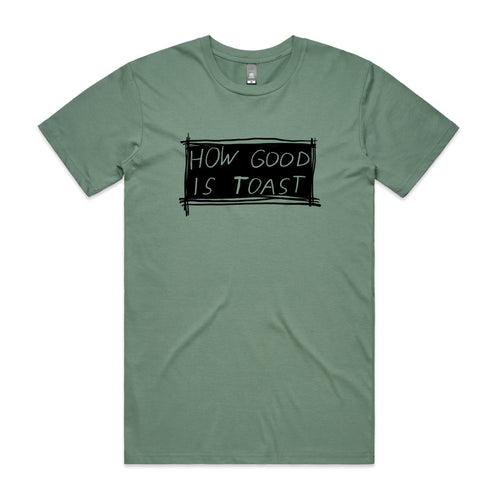 Toast Tee by Lonely Kids Club. All clothing from our T-shirts to our shorts and hoodies are ethically made, and printed packed and shipped from Sydney.