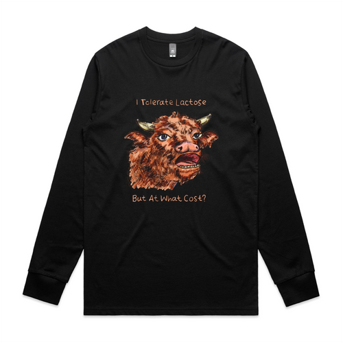 Tolerate Lactose Tee by Lonely Kids Club. All clothing from our T-shirts to our shorts and hoodies are ethically made, and printed packed and shipped from Sydney.
