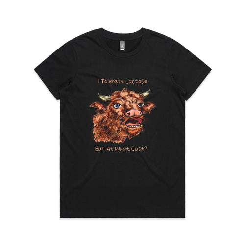 Tolerate Lactose Tee by Lonely Kids Club. All clothing from our T-shirts to our shorts and hoodies are ethically made, and printed packed and shipped from Sydney.