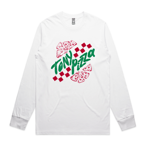 Tony Pizza Tee by Lonely Kids Club. All clothing from our T-shirts to our shorts and hoodies are ethically made, and printed packed and shipped from Sydney.