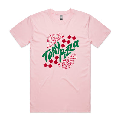 Tony Pizza Tee by Lonely Kids Club. All clothing from our T-shirts to our shorts and hoodies are ethically made, and printed packed and shipped from Sydney.