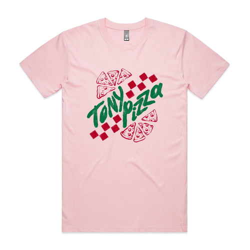 Tony Pizza Tee by Lonely Kids Club. All clothing from our T-shirts to our shorts and hoodies are ethically made, and printed packed and shipped from Sydney.