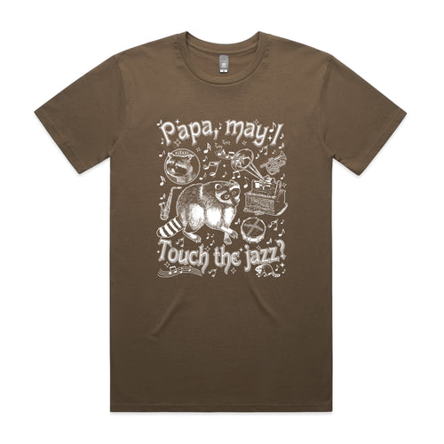 Touch Jazz Tee by Lonely Kids Club. All clothing from our T-shirts to our shorts and hoodies are ethically made, and printed packed and shipped from Sydney.