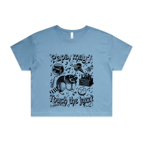 Touch Jazz Tee by Lonely Kids Club. All clothing from our T-shirts to our shorts and hoodies are ethically made, and printed packed and shipped from Sydney.