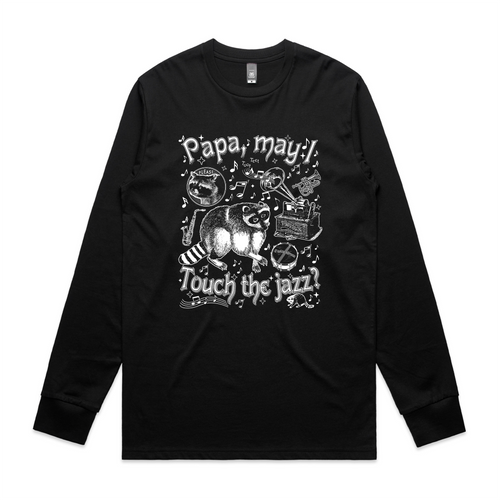 Touch Jazz Tee by Lonely Kids Club. All clothing from our T-shirts to our shorts and hoodies are ethically made, and printed packed and shipped from Sydney.