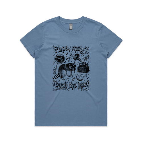 Touch Jazz Tee by Lonely Kids Club. All clothing from our T-shirts to our shorts and hoodies are ethically made, and printed packed and shipped from Sydney.