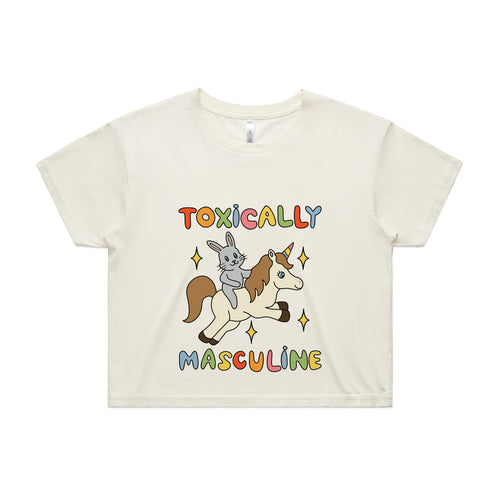 Toxically Masculine Tee by Lonely Kids Club. All clothing from our T-shirts to our shorts and hoodies are ethically made, and printed packed and shipped from Sydney.