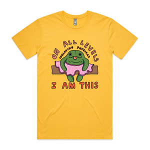 Toy Frog Tee by Lonely Kids Club. All clothing from our T-shirts to our shorts and hoodies are ethically made, and printed packed and shipped from Sydney.
