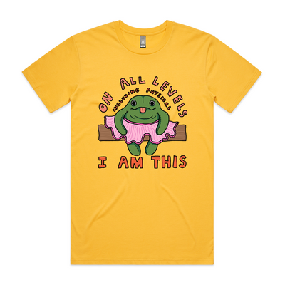 Toy Frog Tee by Lonely Kids Club. All clothing from our T-shirts to our shorts and hoodies are ethically made, and printed packed and shipped from Sydney.
