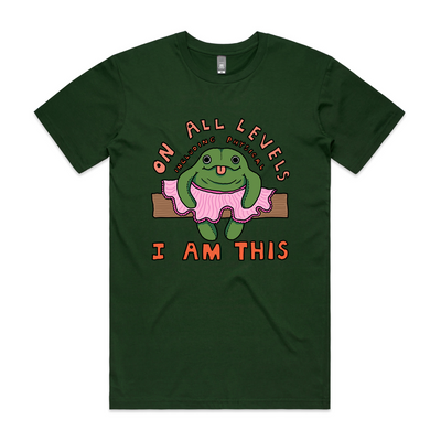 Toy Frog Tee by Lonely Kids Club. All clothing from our T-shirts to our shorts and hoodies are ethically made, and printed packed and shipped from Sydney.