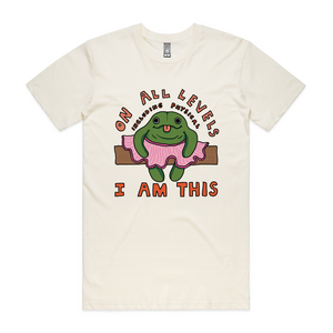 Toy Frog Tee by Lonely Kids Club. All clothing from our T-shirts to our shorts and hoodies are ethically made, and printed packed and shipped from Sydney.