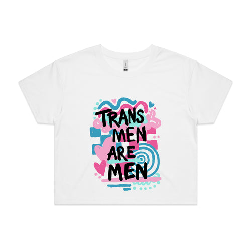 Trans Men Tee by Lonely Kids Club. All clothing from our T-shirts to our shorts and hoodies are ethically made, and printed packed and shipped from Sydney.