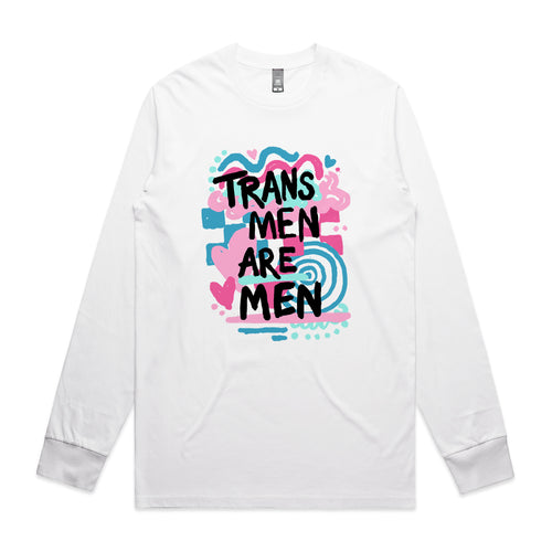 Trans Men Tee by Lonely Kids Club. All clothing from our T-shirts to our shorts and hoodies are ethically made, and printed packed and shipped from Sydney.