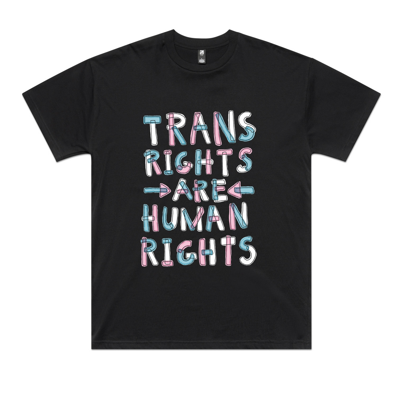 Trans Rights Are Human Rights Oversized Tee