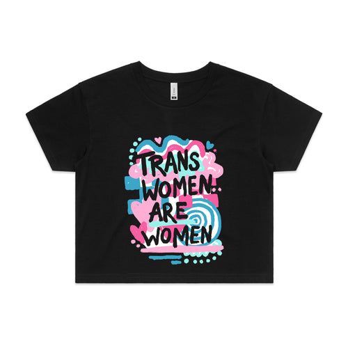 Trans Women Tee by Lonely Kids Club. All clothing from our T-shirts to our shorts and hoodies are ethically made, and printed packed and shipped from Sydney.
