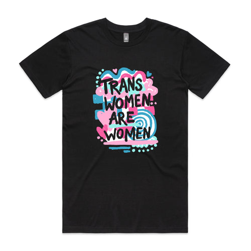 Trans Women Tee by Lonely Kids Club. All clothing from our T-shirts to our shorts and hoodies are ethically made, and printed packed and shipped from Sydney.