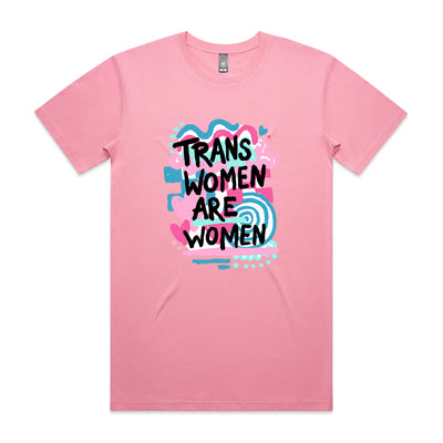 Trans Women Tee by Lonely Kids Club. All clothing from our T-shirts to our shorts and hoodies are ethically made, and printed packed and shipped from Sydney.