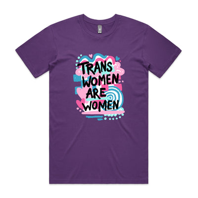 Trans Women Tee by Lonely Kids Club. All clothing from our T-shirts to our shorts and hoodies are ethically made, and printed packed and shipped from Sydney.