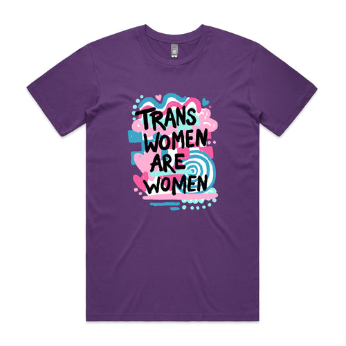 Trans Women Tee by Lonely Kids Club. All clothing from our T-shirts to our shorts and hoodies are ethically made, and printed packed and shipped from Sydney.