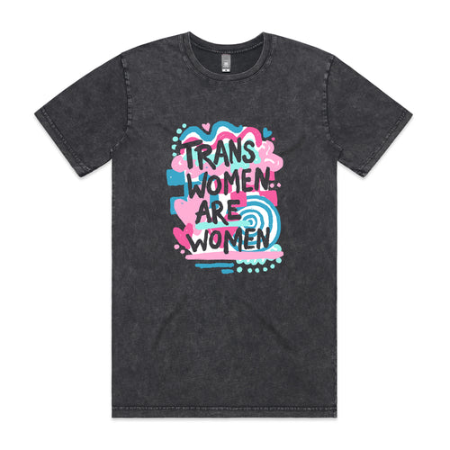 Trans Women Tee by Lonely Kids Club. All clothing from our T-shirts to our shorts and hoodies are ethically made, and printed packed and shipped from Sydney.