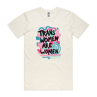 Trans Women Tee by Lonely Kids Club. All clothing from our T-shirts to our shorts and hoodies are ethically made, and printed packed and shipped from Sydney.