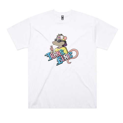 Transgenic Tee by Lonely Kids Club. All clothing from our T-shirts to our shorts and hoodies are ethically made, and printed packed and shipped from Sydney.