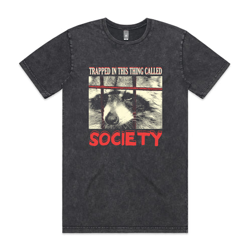 Trapped In This Thing Tee by Lonely Kids Club. All clothing from our T-shirts to our shorts and hoodies are ethically made, and printed packed and shipped from Sydney.