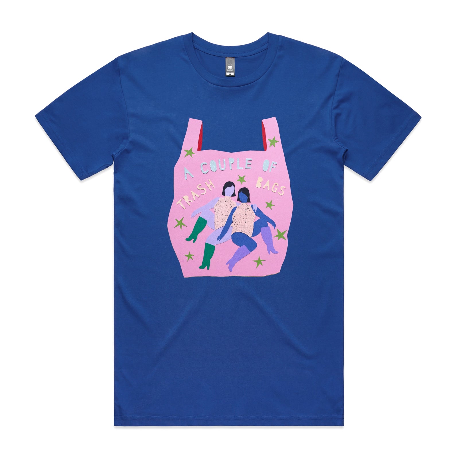 Trash Bags Tee by Lonely Kids Club. All clothing from our T-shirts to our shorts and hoodies are ethically made, and printed packed and shipped from Sydney.