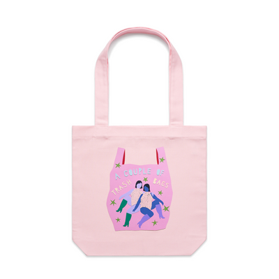 Trash Bags Tote by Lonely Kids Club. All clothing from our T-shirts to our shorts and hoodies are ethically made, and printed packed and shipped from Sydney.