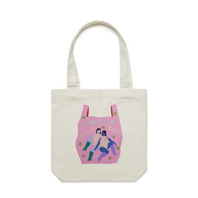 Trash Bags Tote by Lonely Kids Club. All clothing from our T-shirts to our shorts and hoodies are ethically made, and printed packed and shipped from Sydney.