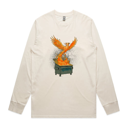 Trash Phoenix Tee by Lonely Kids Club. All clothing from our T-shirts to our shorts and hoodies are ethically made, and printed packed and shipped from Sydney.